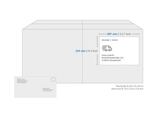 Uzlīmes Herma  A4, 210x297 mm, 80 loksnes, mitrumizturīgas, ļoti noturīgas, baltas