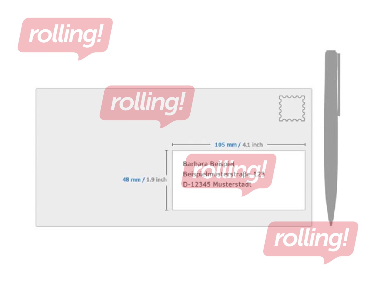 Uzlīmes Herma Power  A4, 105 x 48 mm, 25 loksnes, ļoti noturīgas, baltas