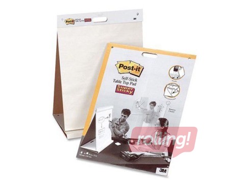 Papīra bloks Post-it 563, 50.8 x 58.4 cm, 20 lapas, balts