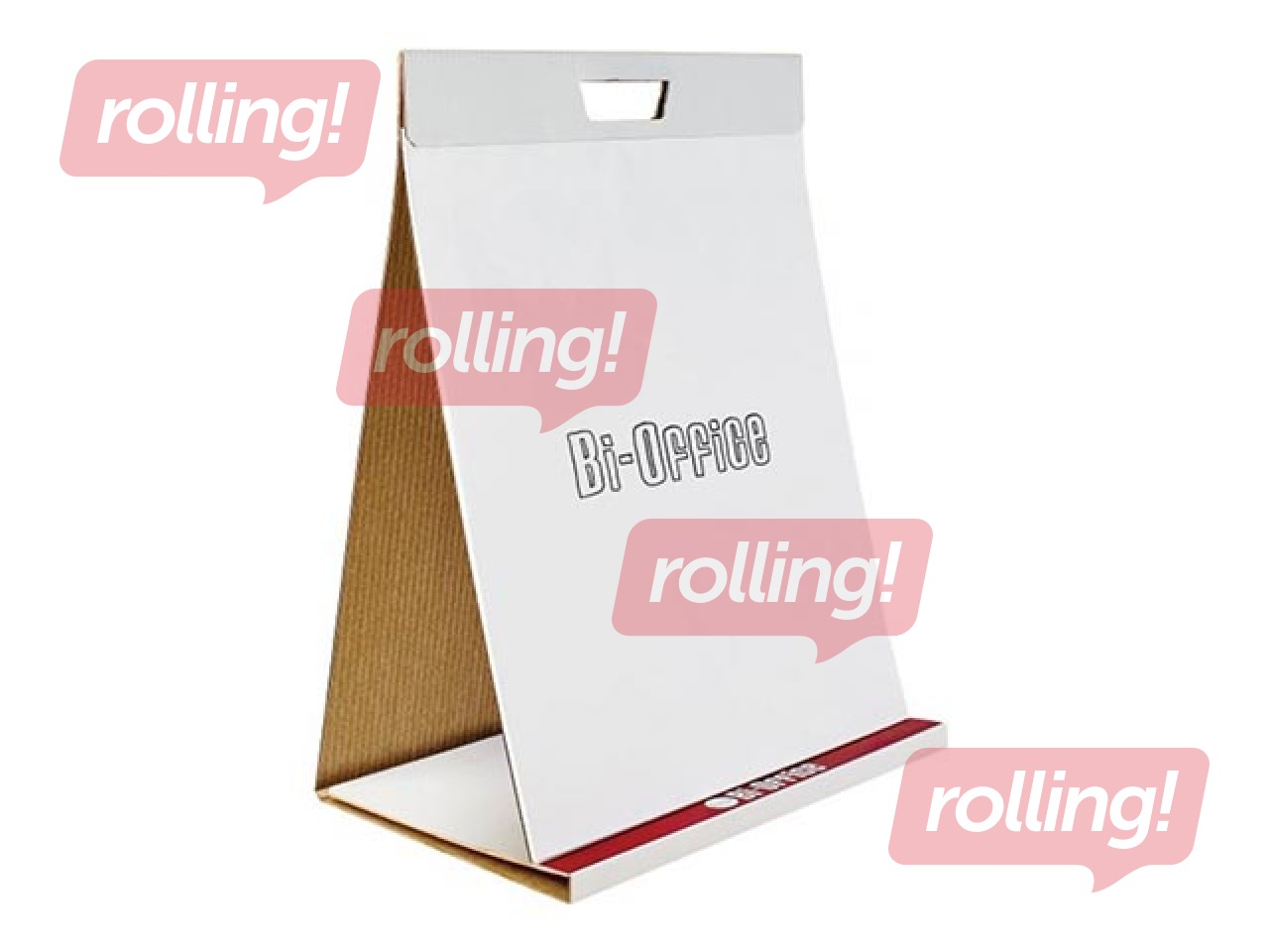 Papīra bloks - tāfele Bi-Office, pašlīmējošs, balts, 50x58.5cm, 20 lapas