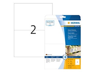 Uzlīmes Herma Special, A4, 210x148 mm, 25 loksnes, caurspīdīgas