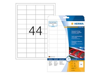 Uzlīmes Herma Special, A4, 48.3x25.4 mm, 25 loksnes, caurspīdīgas