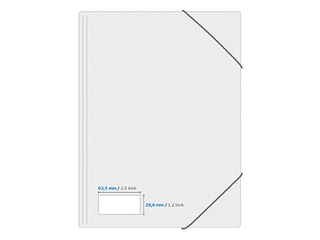 Uzlīmes Herma,  A4, 63.5 x 29.6 mm, 25 loksnes, sudraba folija