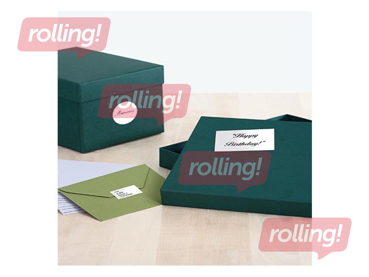 Uzlīmes Herma,  A4, 63.5 x 29.6 mm, 25 loksnes, sudraba folija