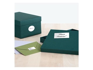 Uzlīmes Herma,  A4, 63.5 x 29.6 mm, 25 loksnes, sudraba folija