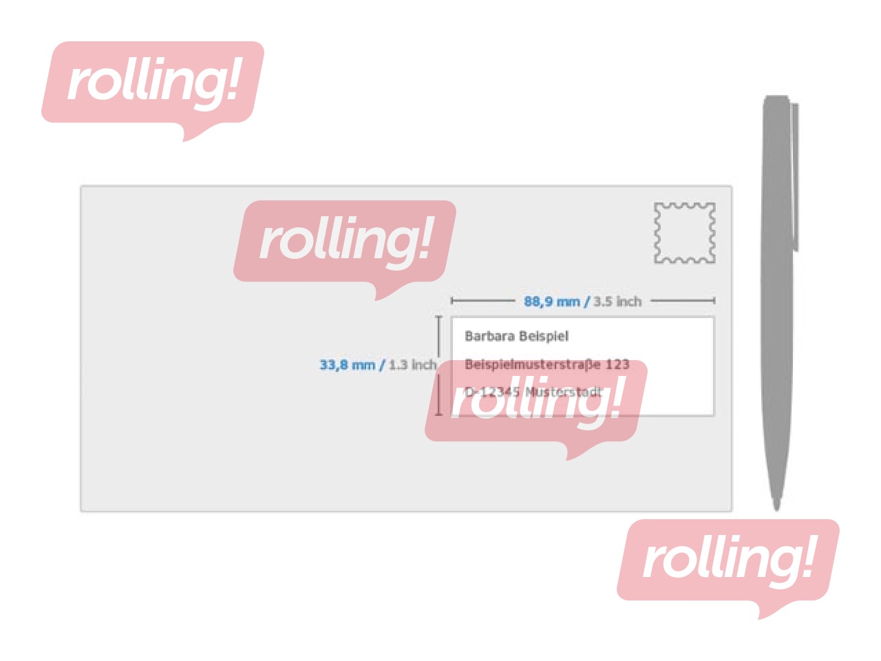 Uzlīmes Herma, A4, 88,9 x 33,8 mm, 10 loksnes, baltas, audumam