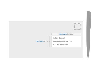 Uzlīmes Herma, A4, 88,9 x 33,8 mm, 10 loksnes, baltas, audumam