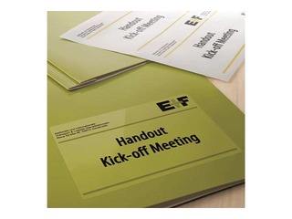 Uzlīmes Herma  A4, 45,7 x 21,2 mm, 25 loksnes, mitrumizturīgas, noturīgas, caurspīdīgas