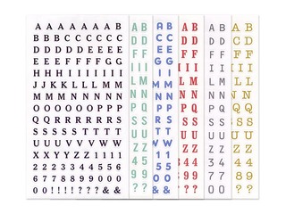 Uzlīmes Galeria Papieru, burti un cipari