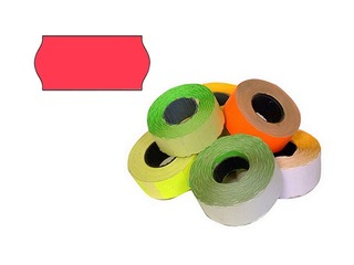 Marķēšanas uzlīmes 26 x 12 mm, sarkanas