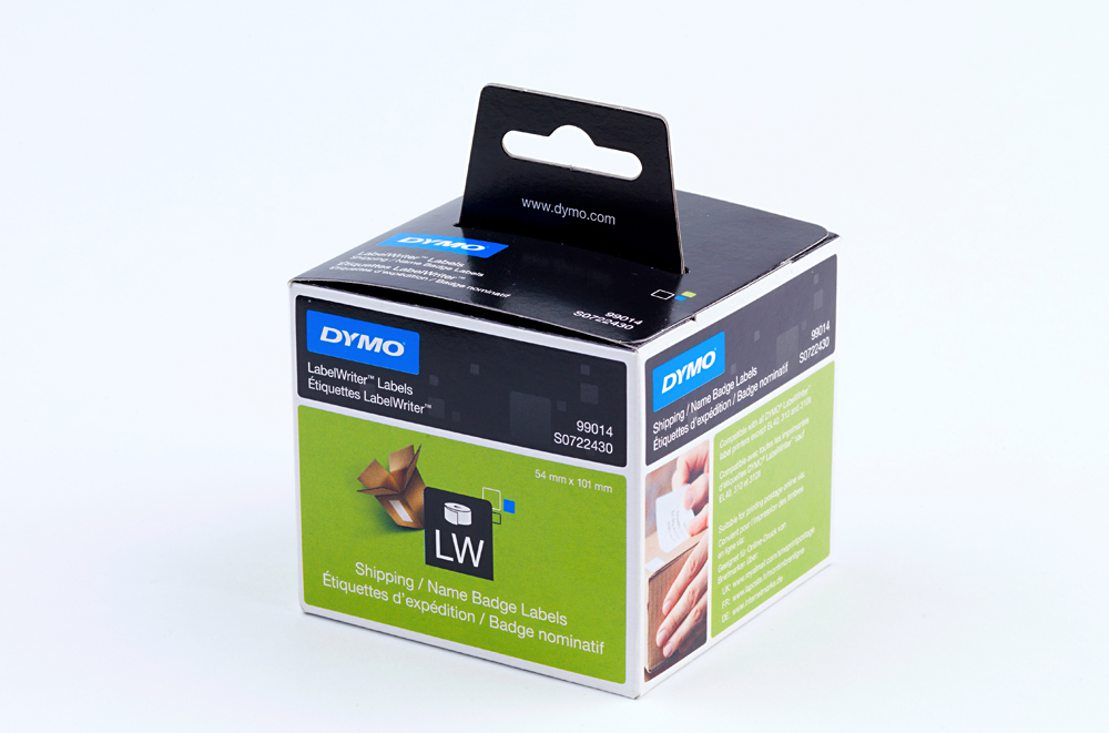 Uzlīmes DYMO Labelwriter, 101 x 54 mm, 220 uzlīmes rullītī, baltas 