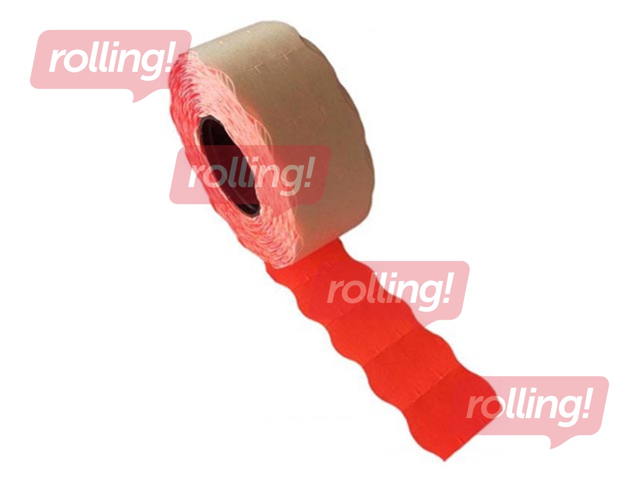 Marķēšanas uzlīmes, sarkanas, 26x16mm