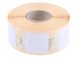 Uzlīmes DYMO Labelwriter, 25 x 25 mm, 750 uzl. rullītī, baltas
