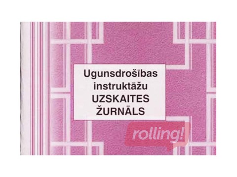 Ugunsdrošības instruktāžu uzskaites žurnāls, A5, 48 lapas