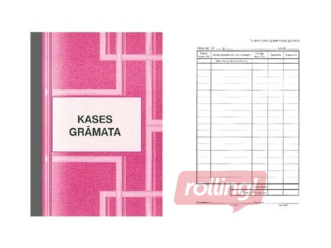 Kases grāmata paškopējoša, A5, 50 kompl.