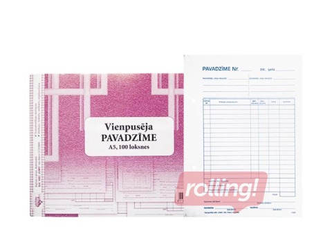 Pavadzīme, A5V, vienpusēja