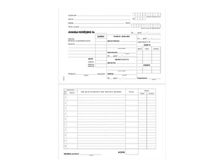 Avansa norēķins, A5, divpusējs