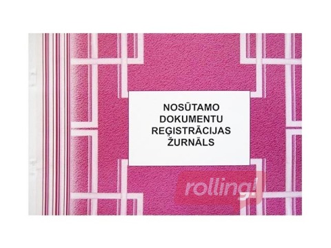 Nosūtāmo dokumentu reģistrācijas žurnāls, A4, 48 lapas