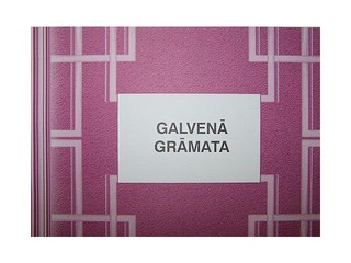 Galvenā grāmata (debets - kredīts) A4, 48 lapas