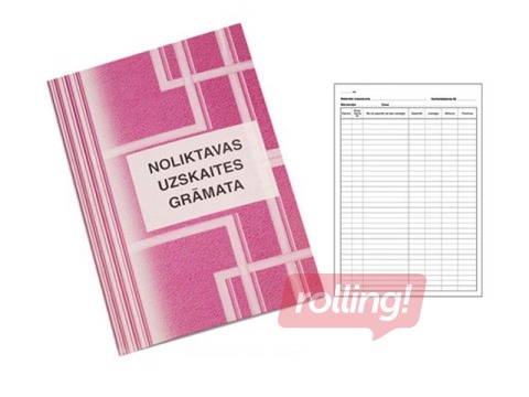 Noliktavas uzskaites grāmata, A4, 48 lapas