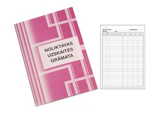 Noliktavas uzskaites grāmata, A4, 48 lapas
