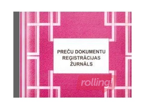 Preču dokumentu reģistrācijas žurnāls, A4, 48 lapas