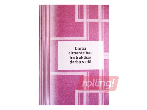 Darba aizsardzības instruktāžu reģistrācijas žurnāls, A4, 48 lapas