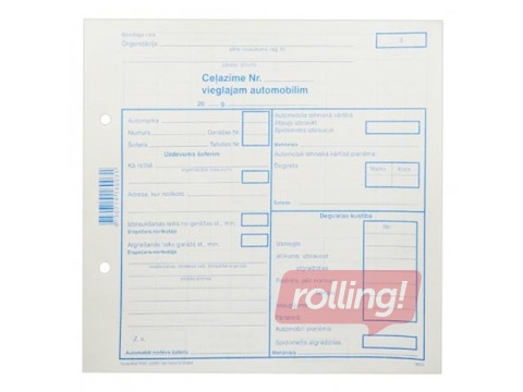 Ceļazīme vieglajam automobilim, A4