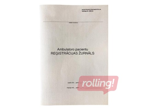 Ambulatoro pacientu reģistrācijas žurnāls, A4, 48 lapas
