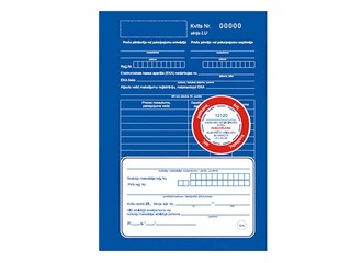 Darījumu apliecinošās kvītis, A5, paškopējošas, 3 eksemplāri, 25 komplekti