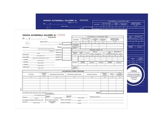 Ceļazīme kravas automobilim, A4, divpusēja