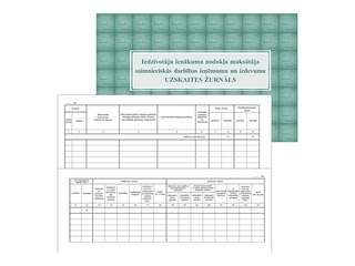 Saimnieciskās darbības ieņēmumu un izdevumu uzskaites žurnāls, A4, 24 lapas