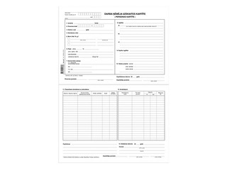 Personas kartīte, A4, divpusēja, 100 gab.