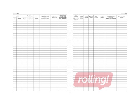 Akcīzes preču pavaddokumentu reģistrs, A4, 48 lapas