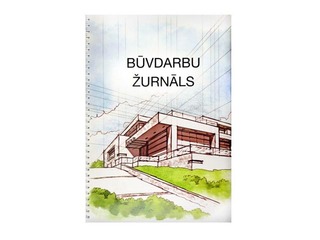 Būvdarbu žurnāls A4, spirālē, 100 lpp.