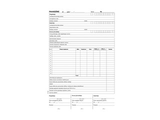 Kokmateriālu pavadzīme A4, paškopējoša, 4 kārtas, 1 komplekts