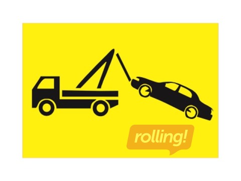 Norādes zīme ''Auto evakuācija'', plastikāta, 220x320mm