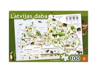 Puzle Latvijas daba, 100 gab.