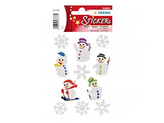 Uzlīmes Herma Magic, Sniegavīri, ar mirdzumu, 1 lapa