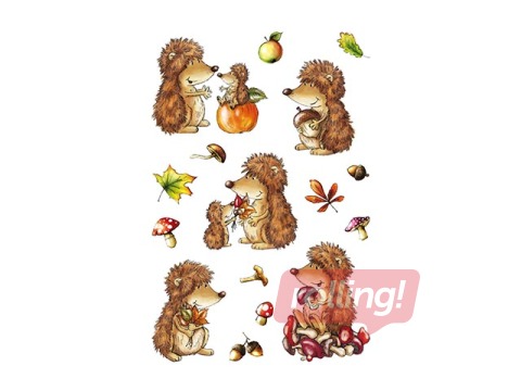 Uzlīmes Herma Decor, Eži, 3 lapas