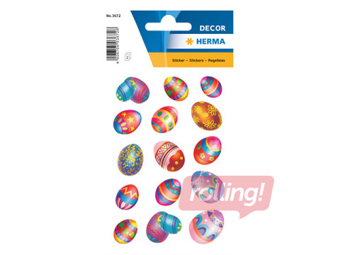 Uzlīmes Herma Decor, Lieldienu olas, mirdzošas, 2 lapas