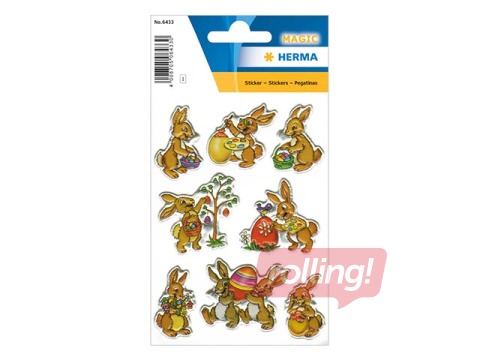 Uzlīmes Herma Magic, truši, reljefi, 1 lapa