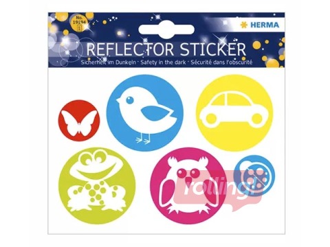 Atstarojošas uzlīmes Apļi