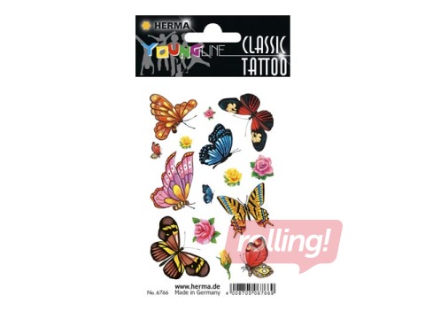 Tetovējumi uzlīmes Tauriņi