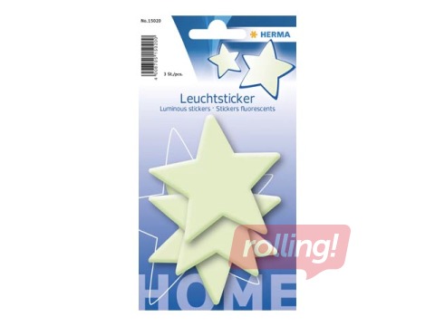 Tumsā spīdošas uzlīmes Zvaigznes