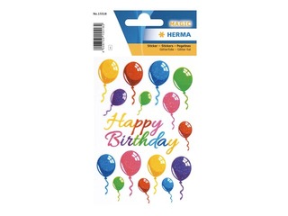 Dekoratīvās uzlīmes Baloni ar spīdumiem