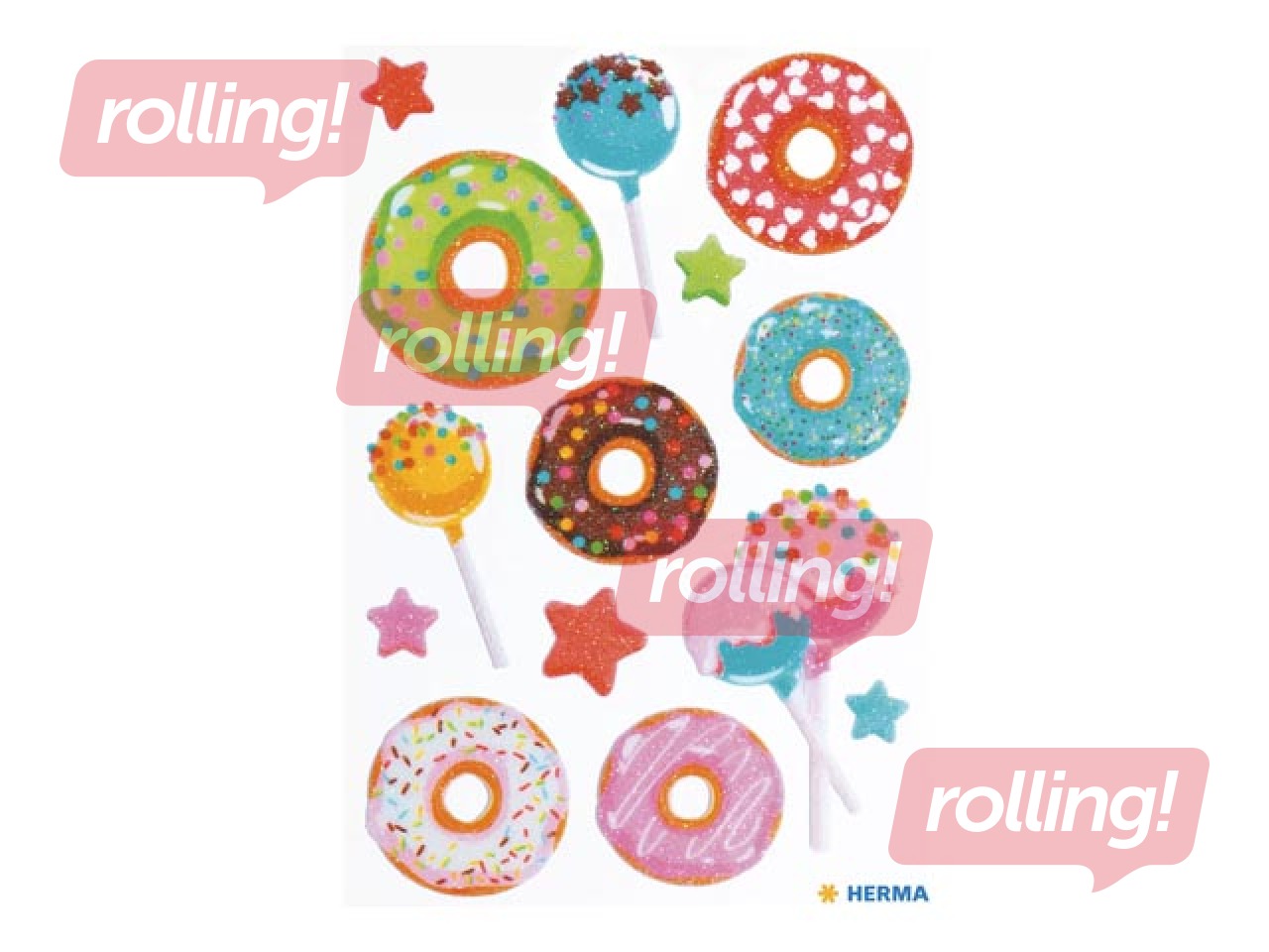 Dekoratīvās uzlīmes Saldumi