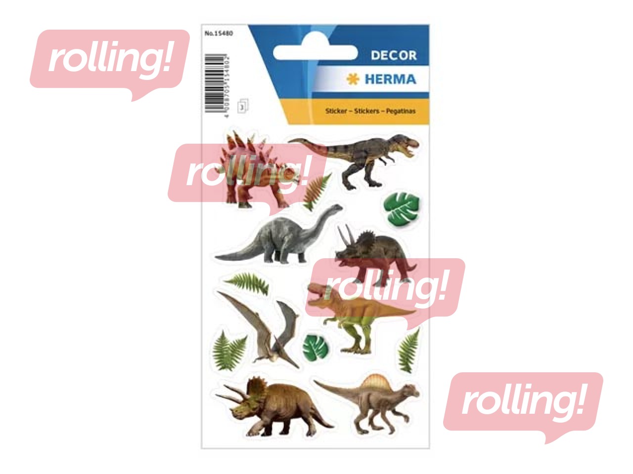 Uzlīmes Herma Decor Dinazauri