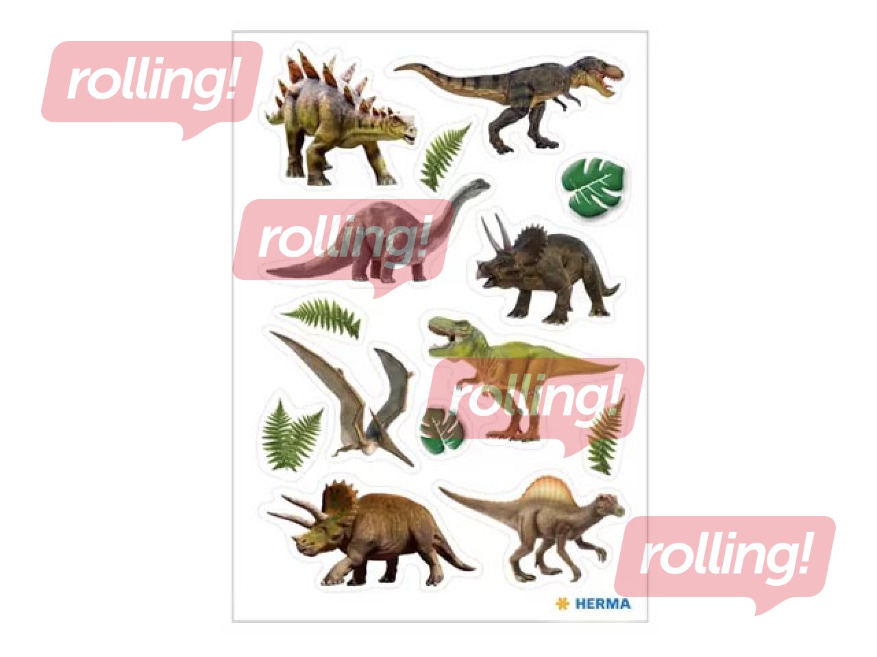 Uzlīmes Herma Decor Dinazauri