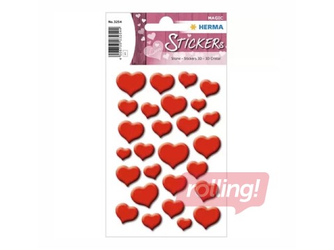Uzlīmes Herma Magic, Red hearts, 1 lapa